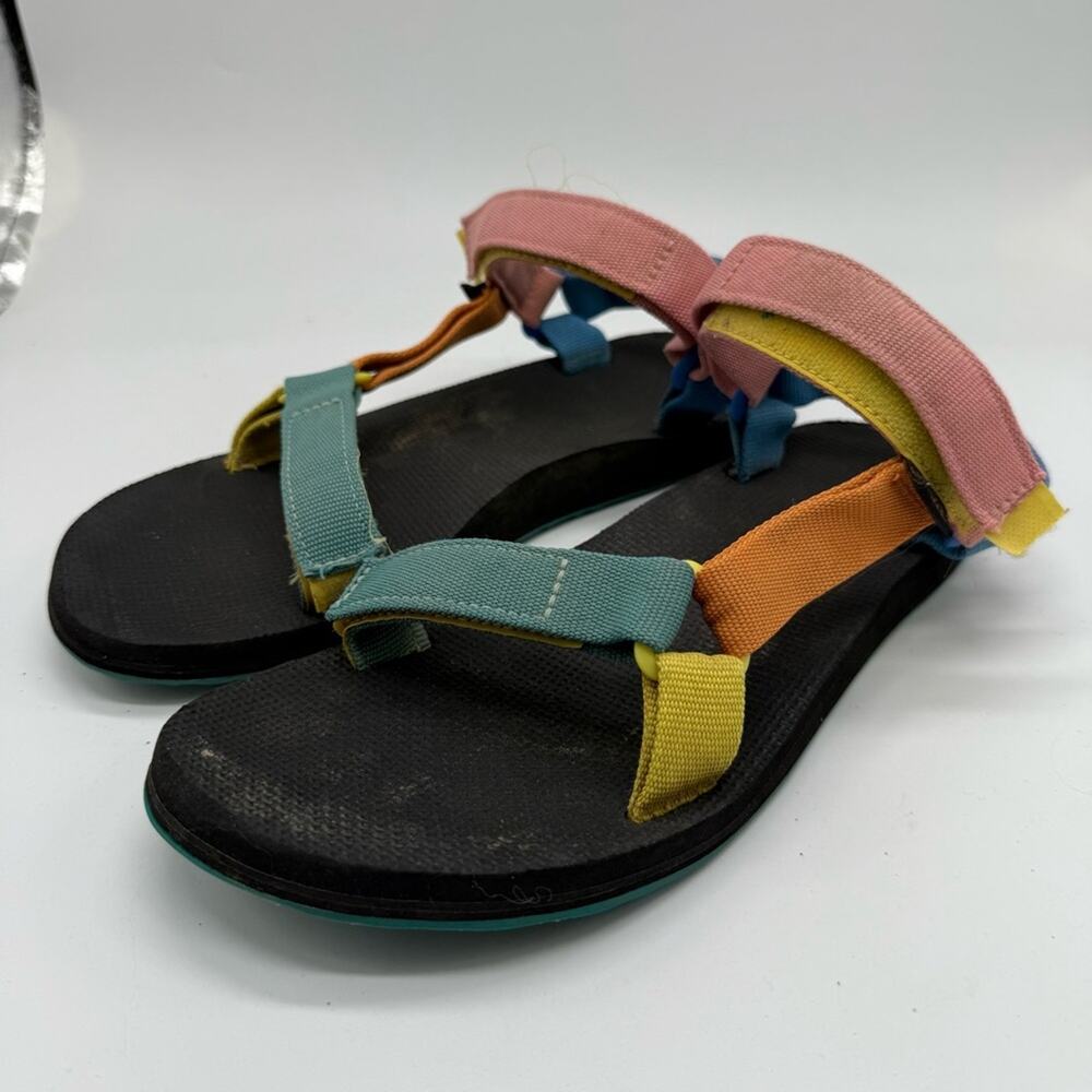 Teva Multicolor Women's Sandals, Vintage. Size 9. In good used condition!
